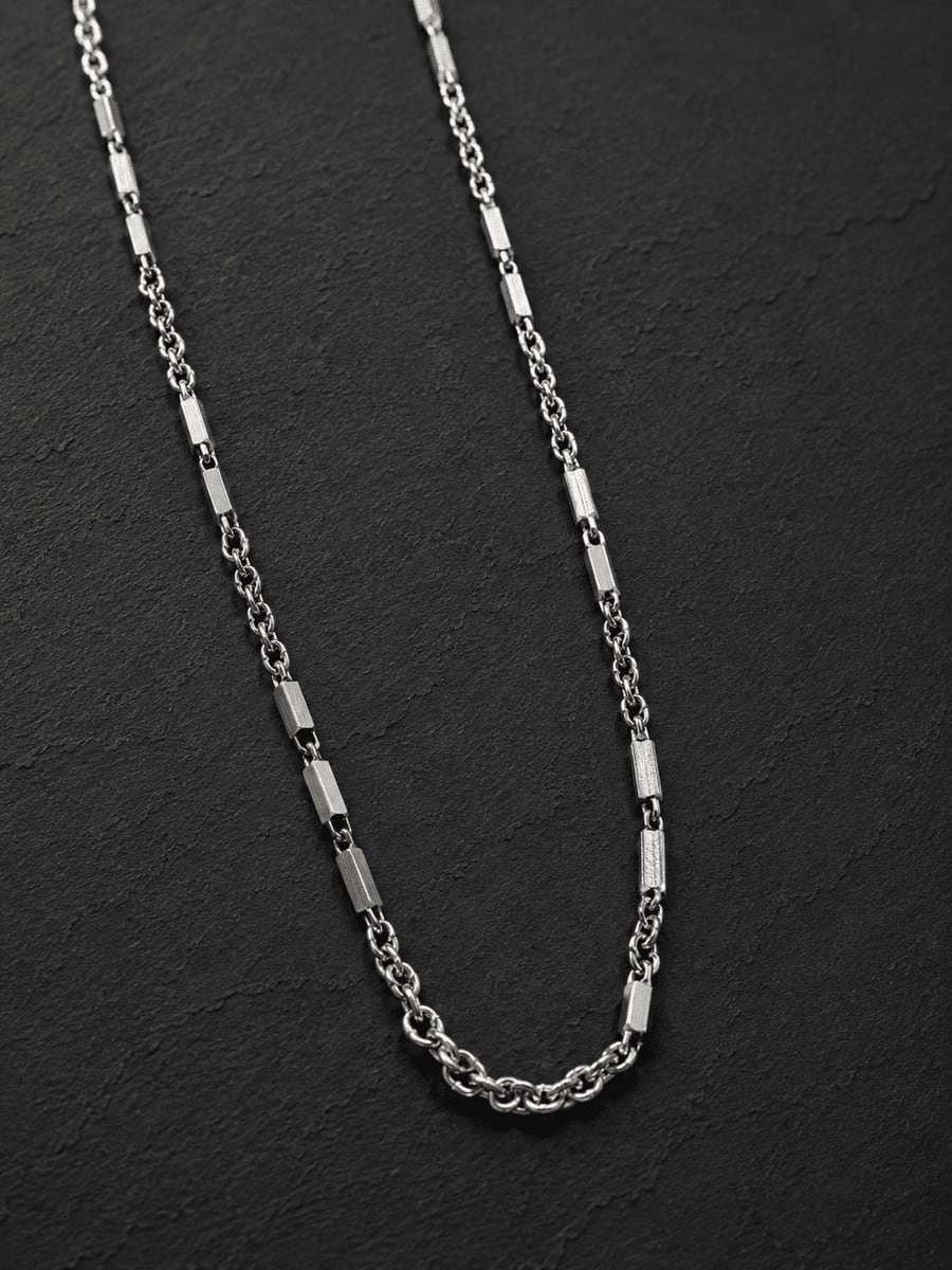 Bar & Rolo Station Silver Chain