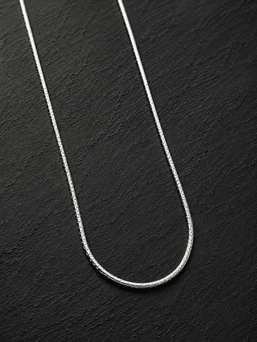 Fine Venetian Box Silver Chain