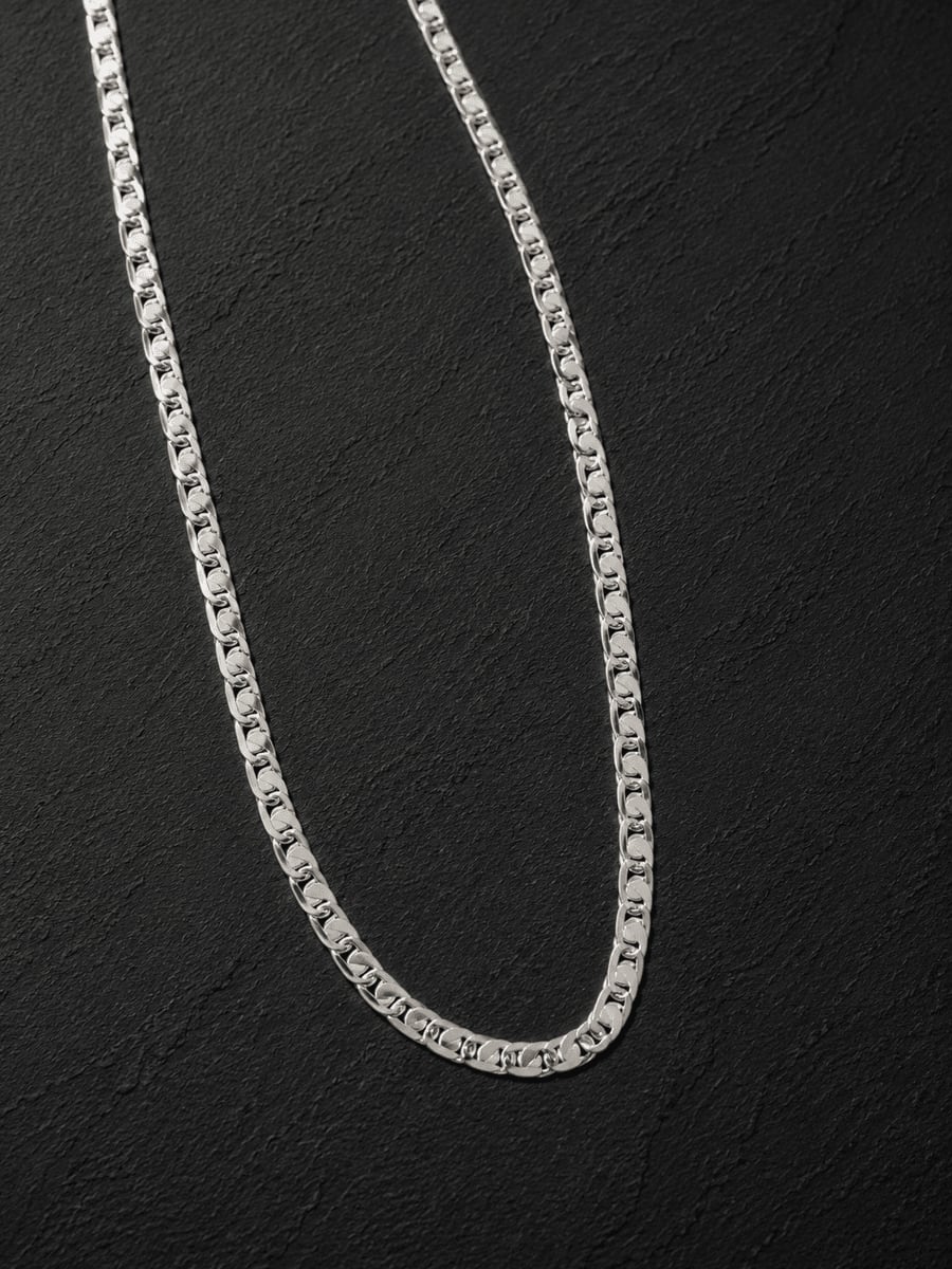Mariner Anchor Link Silver Chain