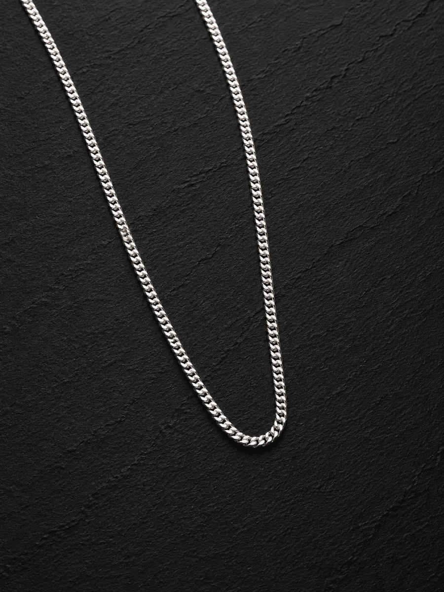 Miami Cuban Curb Silver Chain
