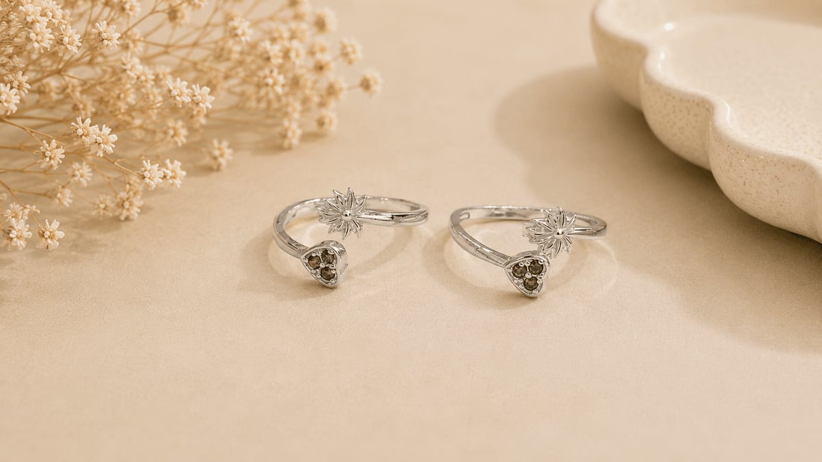 CZ Snowflake Star Leaf Charm Bichhiya