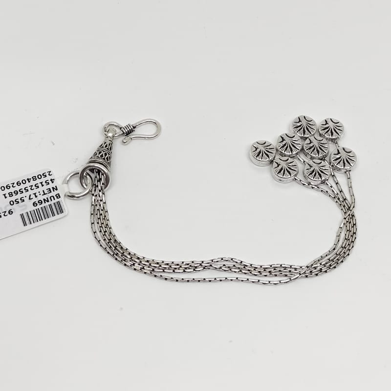 BUN69 Fan Disc Bead Bunch Bracelet
