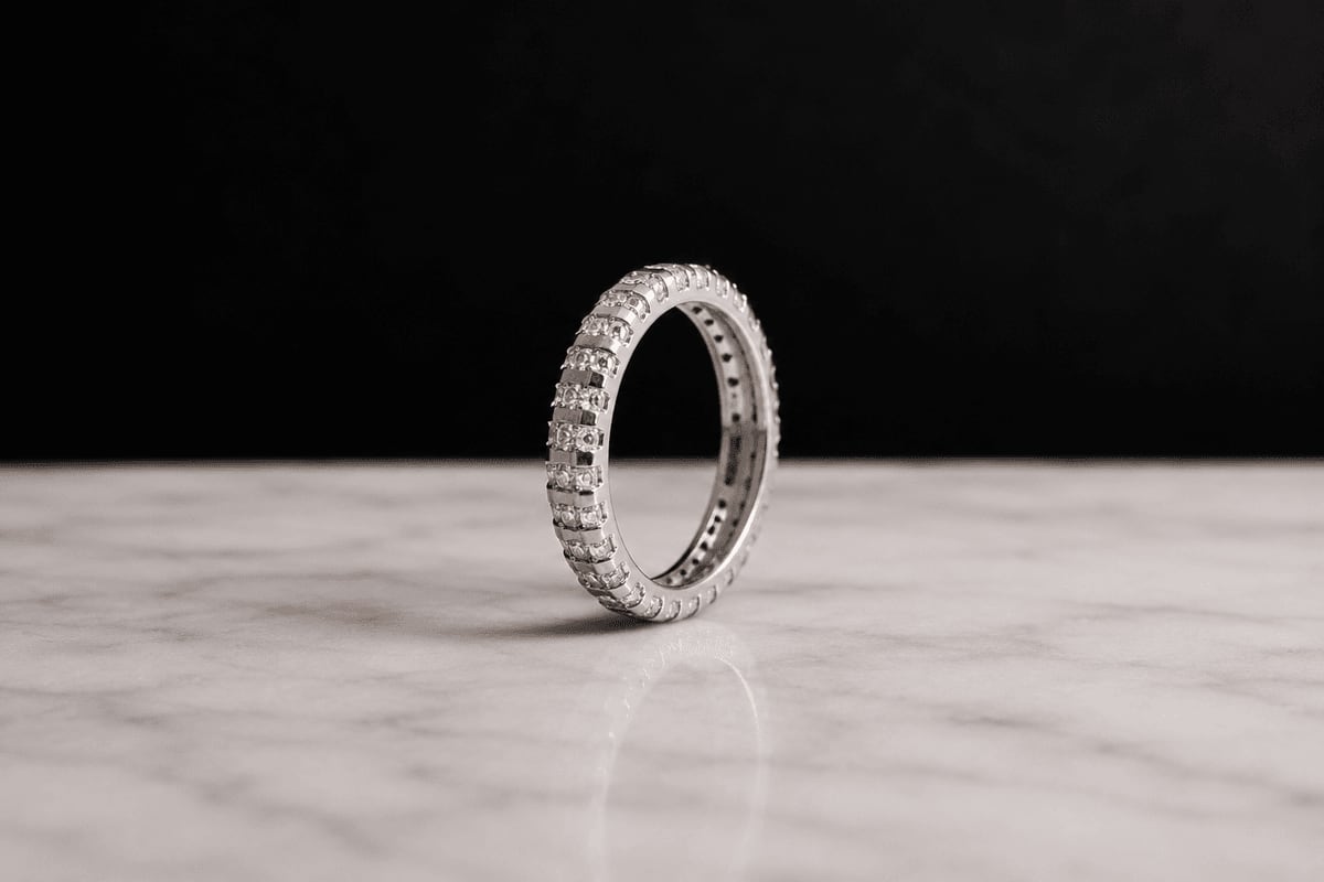 CZ Full Eternity Band Ring