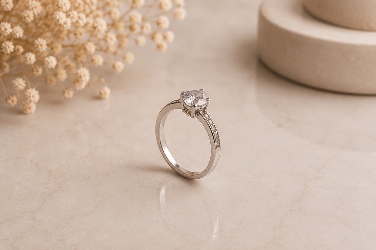 Wide Filigree Lace Band Ring