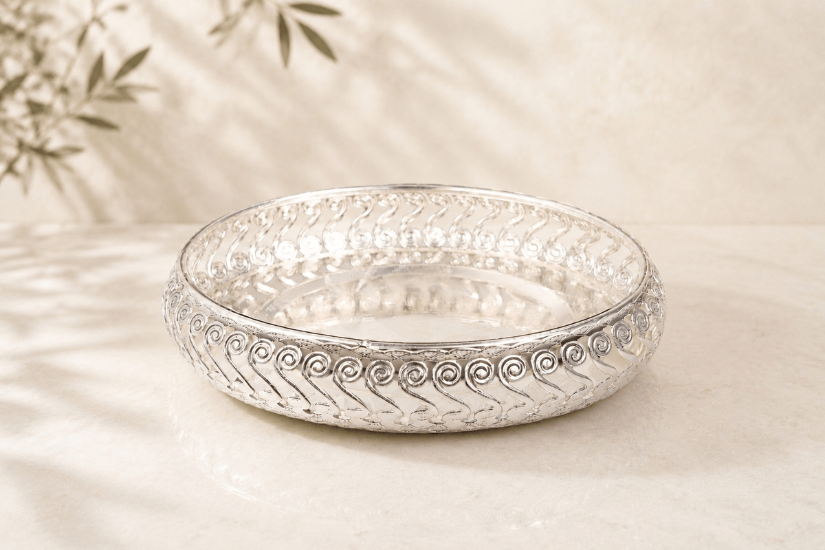 SILVER FILIGREE BOWL